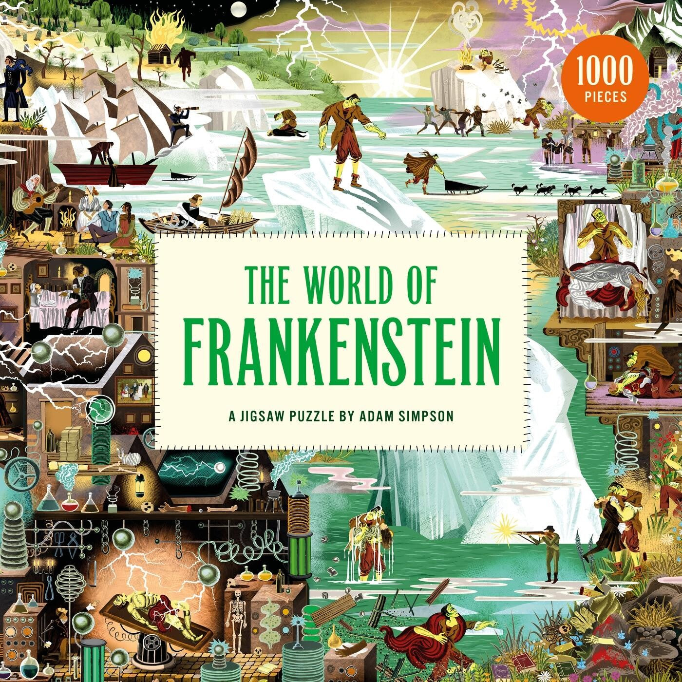 The World of Frankenstein: A Jigsaw Puzzle by Adam Simpson