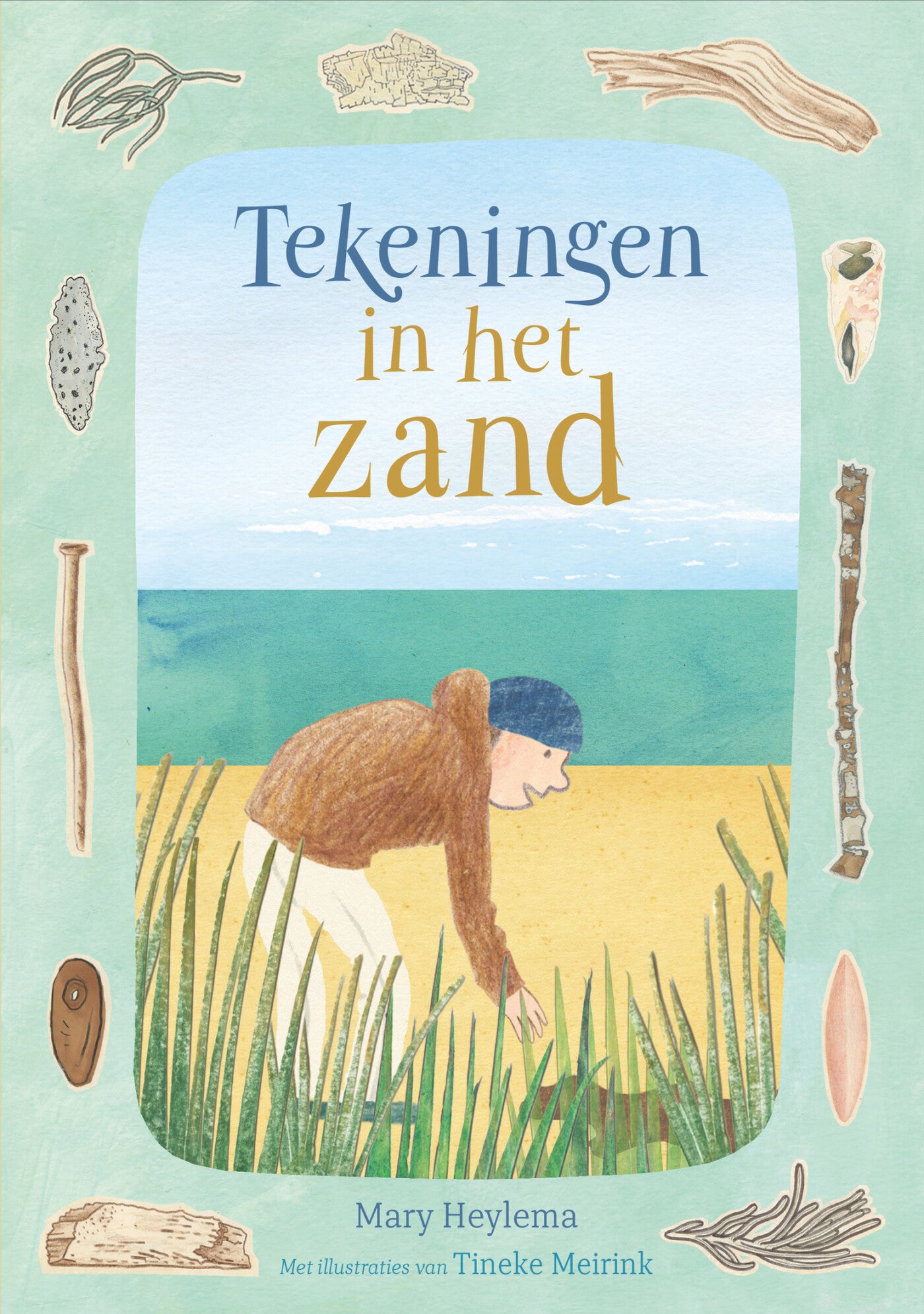 Tekeningen in het zand
