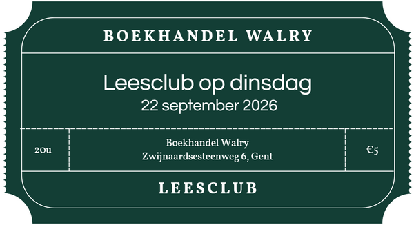 Ticket Leesclub - dinsdag 22 september 2026