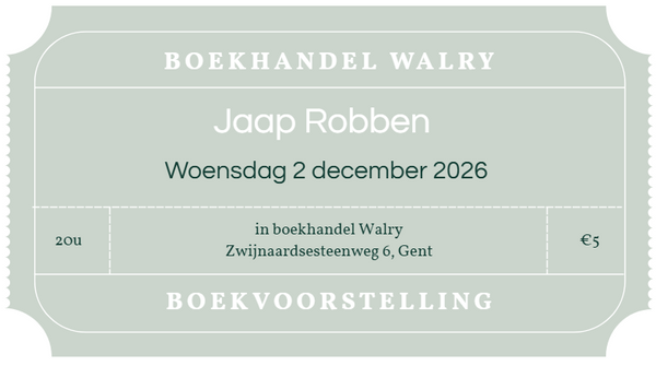 Ticket - woensdag 2 december 2026 - Jaap Robben