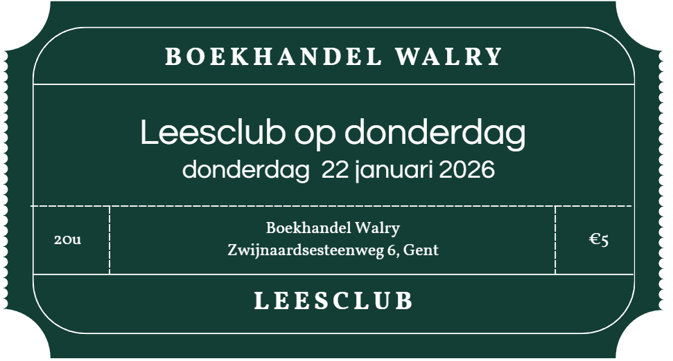 Ticket Leesclub - donderdag 22 januari 2026