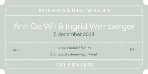 Ticket - 5 december 2024 - Ann De Wit & Ingrid Weinberger