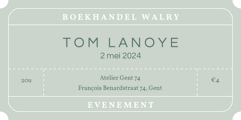 Ticket - 2 mei 2024 - Tom Lanoye - VOLZET