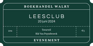 Ticket - 20 juni 2024 - Leesclub