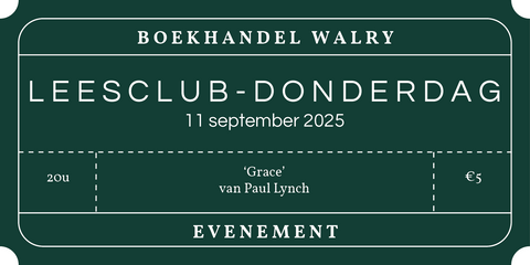 Ticket - donderdag 11 september 2025 - Leesclub