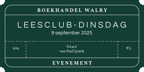 Ticket - dinsdag 9 september 2025 - Leesclub