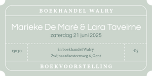 Ticket - 21 juni 2025 - Marieke De Maré & Lara Taveirne