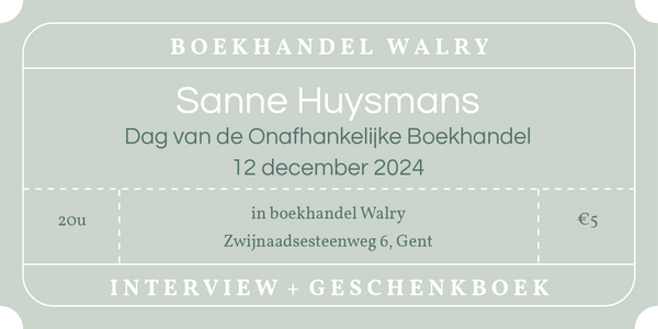 Ticket - 12 december 2024 - Dag van de Onafhankelijke Boekhandel