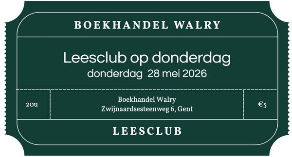 Ticket Leesclub - donderdag 28 mei 2026