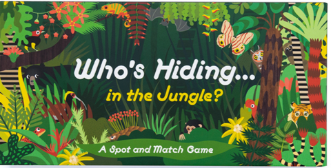 Wie verstopt zich in de jungle? - Een zoek- en vindspel