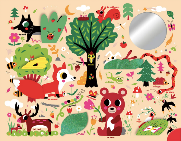 Een bos vol dieren - Mijn speeltapijtje